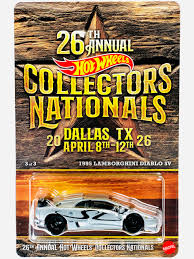 Hot Wheels Convention 2026 Dallas, TX 26th Annual Collectors Nationals 1995 LAMBORGHINI DIABLO SV