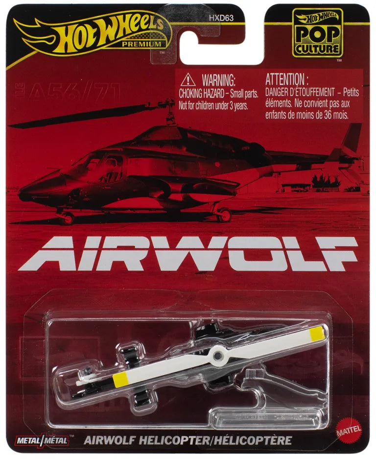 Hot Wheels 2026 Pop Culture Case Q AIRWOLF HELICOPTER (DAMAGED CARD)