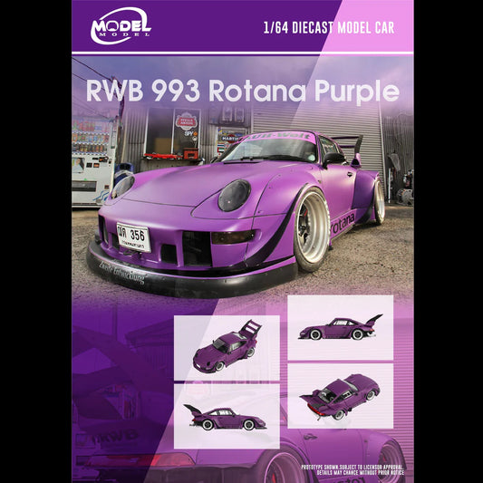 MODELMODEL64 1/64 RWB 993 Rotana Purple MM64-RWB993-002