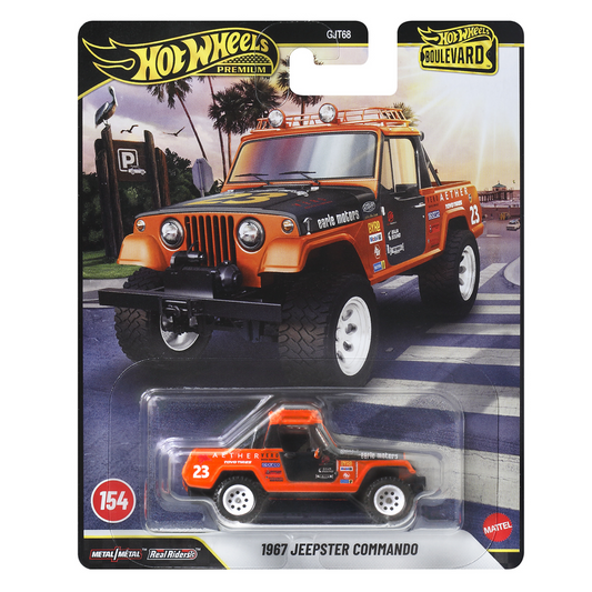 2026 Hot Wheels Premium Boulevard 1967 Jeepster Commando #154 (DAMAGED CARD)