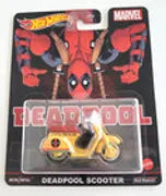 Hot Wheels 2025 Pop Culture Marvel Deadpool Scooter YELLOW
