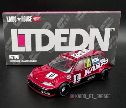 Kaido House x Mini GT LTD EDN Kanjo Honda Civic EF KHMG141