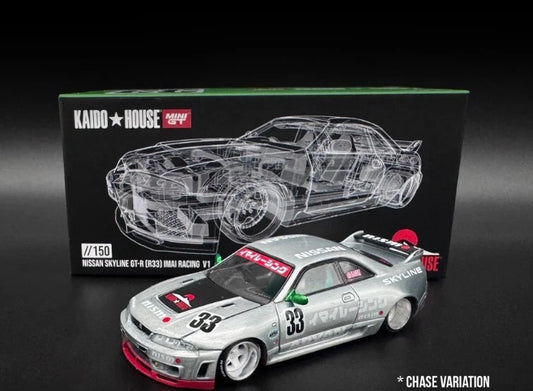 ***CHASE *** MINI GT x Kaido House 1:64 NISSAN SKYLINE GT-R (R33) IMAI RACING V1  KHMG150 ***CHASE***