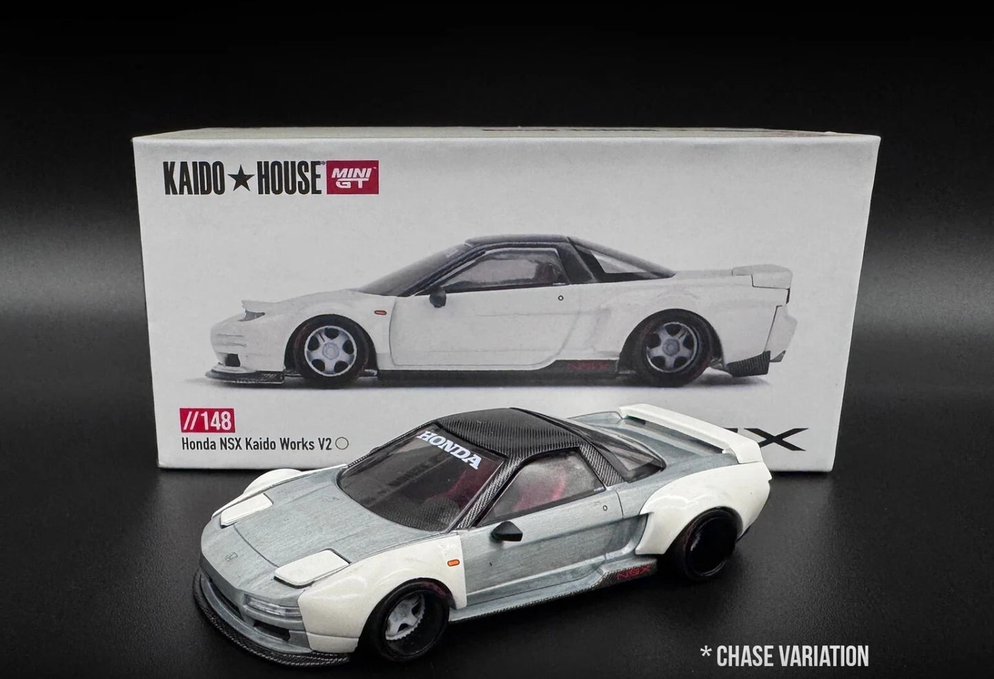 ***CHASE *** MINI GT x Kaido House 1:64 HONDA NSX KAIDO WORKS V2 KHMG148 ***CHASE***
