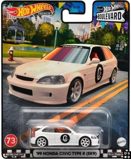 Hot Wheels Premium Boulevard '99 Honda Civic Type R (ek9)