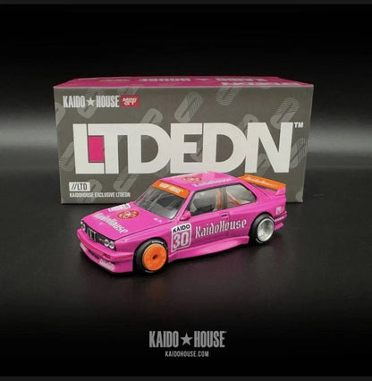 Kaido House x Mini GT LTD EDN BMW M3 (E30) PINK KAIDO GT V1 SEALED - KHMG189 - COMING SOON