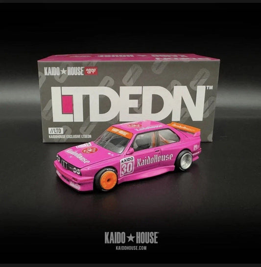 Kaido House x Mini GT LTD EDN BMW M3 (E30) PINK KAIDO GT V1 SEALED - KHMG189 - COMING SOON
