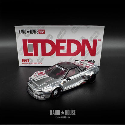 KAIDO HOUSE X Mini GT LTDEDN NSX Makuhari Exclusive Chrome KHMG184 Tokyo 2025
