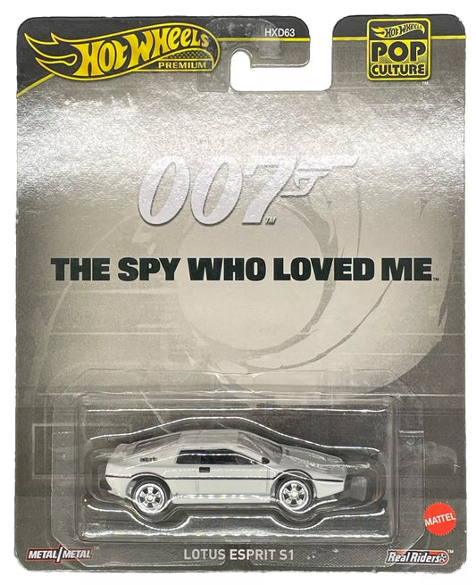 2024 Hot Wheels Premium Pop Culture 007 The Spy Who Loved Lotus Esprit S1 - James Bond
