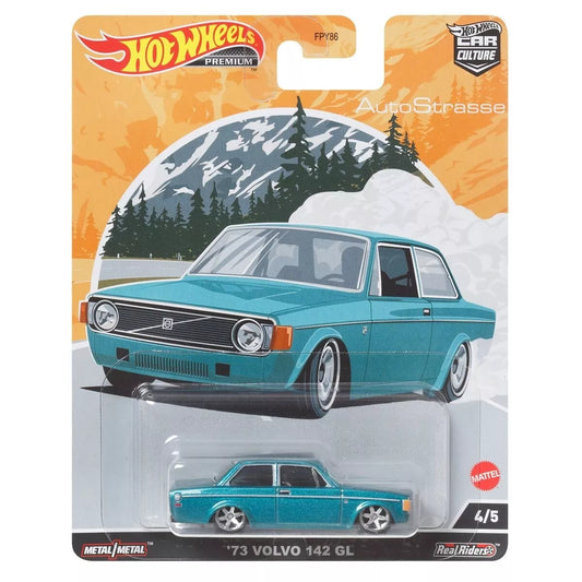 HOT WHEELS 2022 CAR CULTURE AUTO STRASSE - 73 VOLVO 142 GL