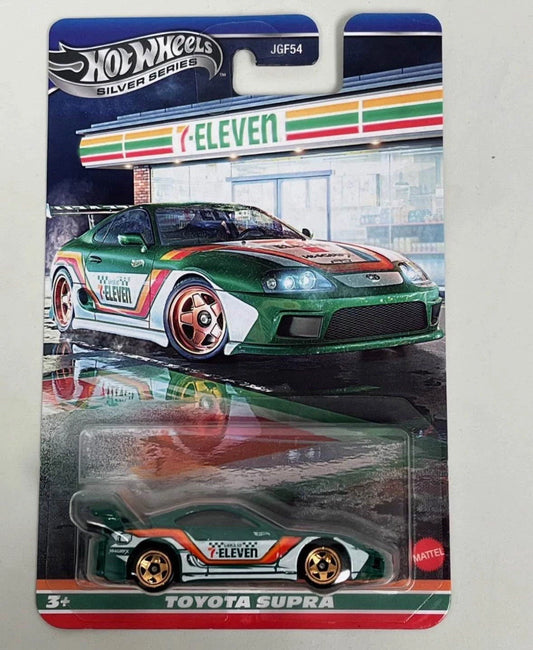 Hot Wheels Silver Series Mattel 7-Eleven Exclusive Toyota Supra 7-11 JGF54 2025