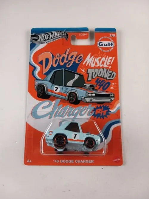 Hot Wheels 2025 GULF TOONED 70 DODGE CHARGER - CREASE IN CARD