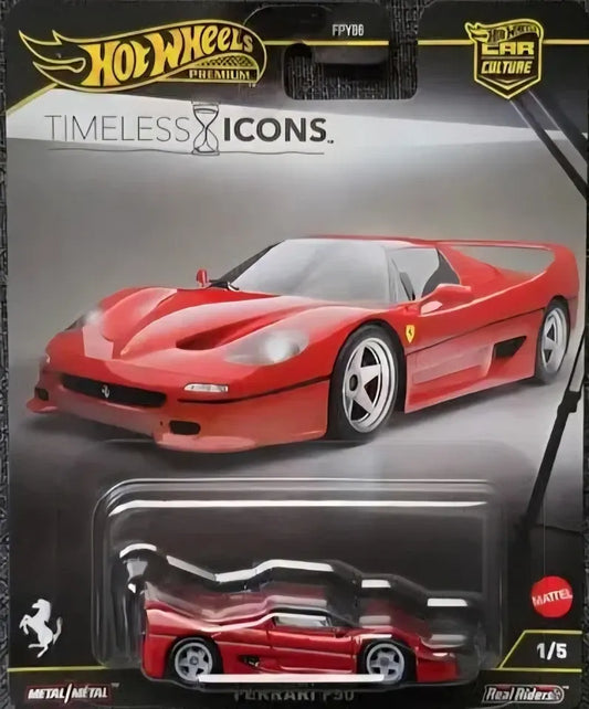 Hot Wheels 2025 Car Culture Timeless Icons Ferrari F50  (Damaged Card/Blister)
