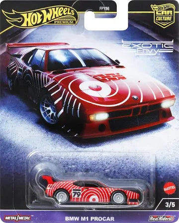 Hot Wheels Premium Car Culture Circuit Legend BMW M1 Procar - Exotic Envy