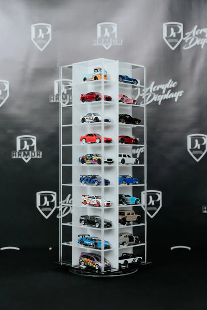 40-Car Spinning Acrylic Display - Diamond Protector