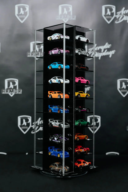 40-Car Spinning Acrylic Display - Diamond Protector