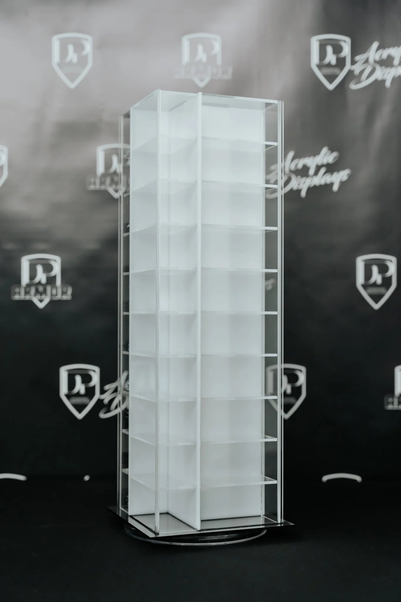 40-Car Spinning Acrylic Display - Diamond Protector