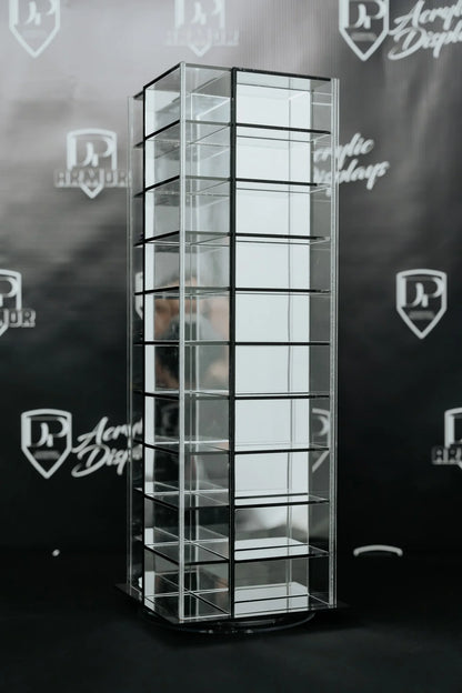 40-Car Spinning Acrylic Display - Diamond Protector
