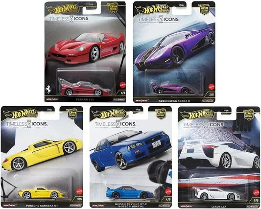 Hot Wheels 2025 Car Culture - Timeless Icons | Set of 5