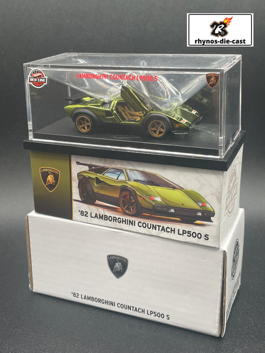 2022 Hot Wheels Red Line Club RLC 82 Lamborghini Countach LP500 S GREEN
