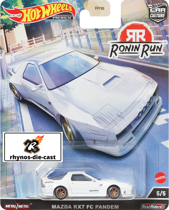 Hot Wheels 2022 1:64 Car Culture MAZDA RX7 FC PANDEM RONIN RUN